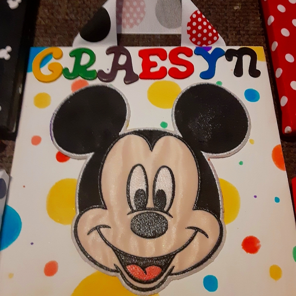 Mickey wall art